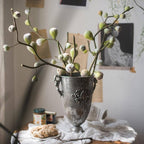 Artificial Fig Fruit Stem 30" Tall Silk Branch: Green / One Stem