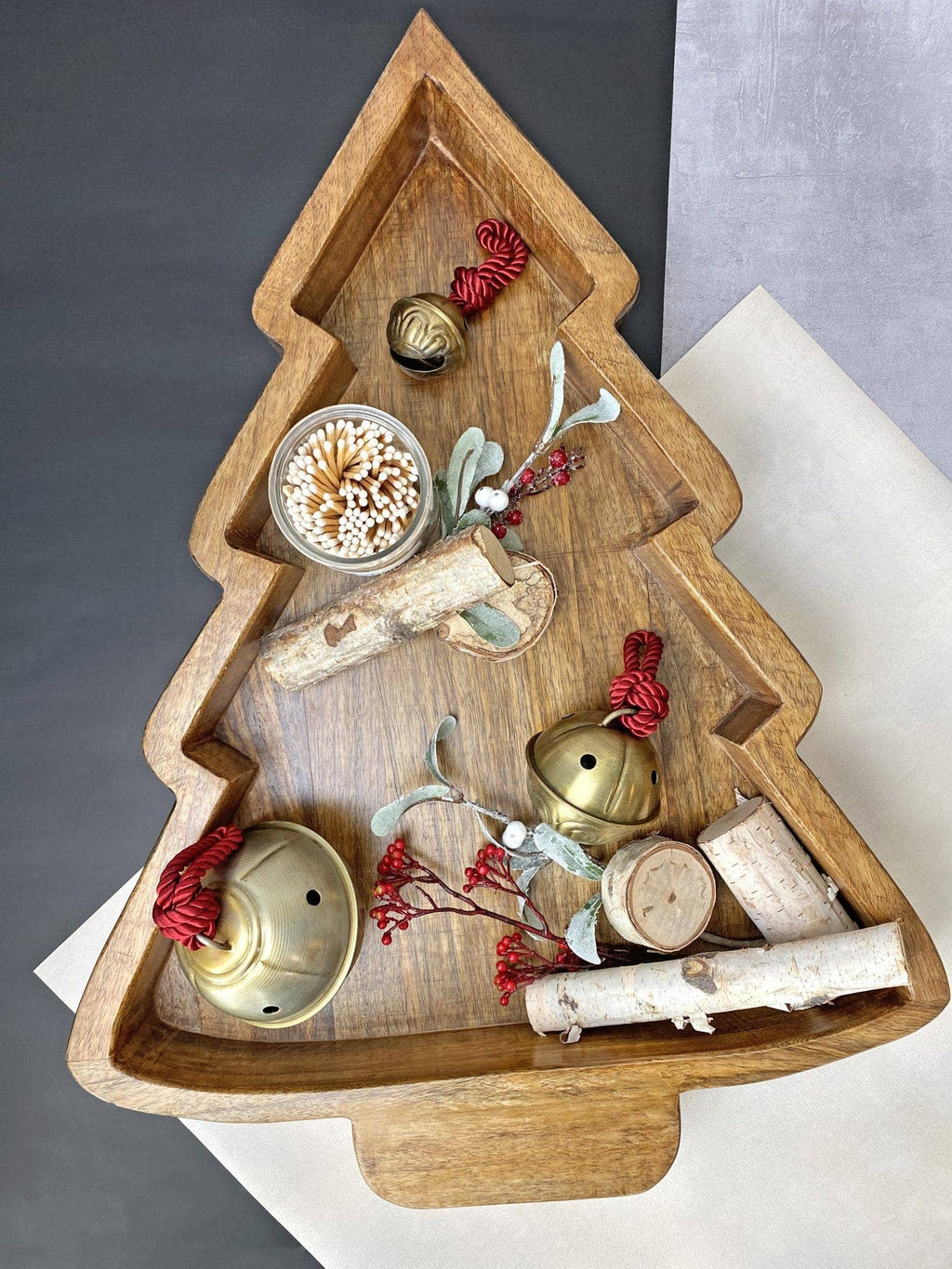 Large Christmas Tree Dough Bowl