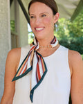 Henley Horsebit Buckle Scarf Necklace Multi