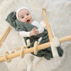 Baby Blanket - Heart: Baby Blue