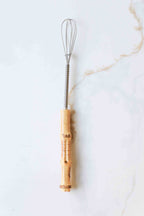 Vintage Mini Whisk with Wood Handle: YW - S