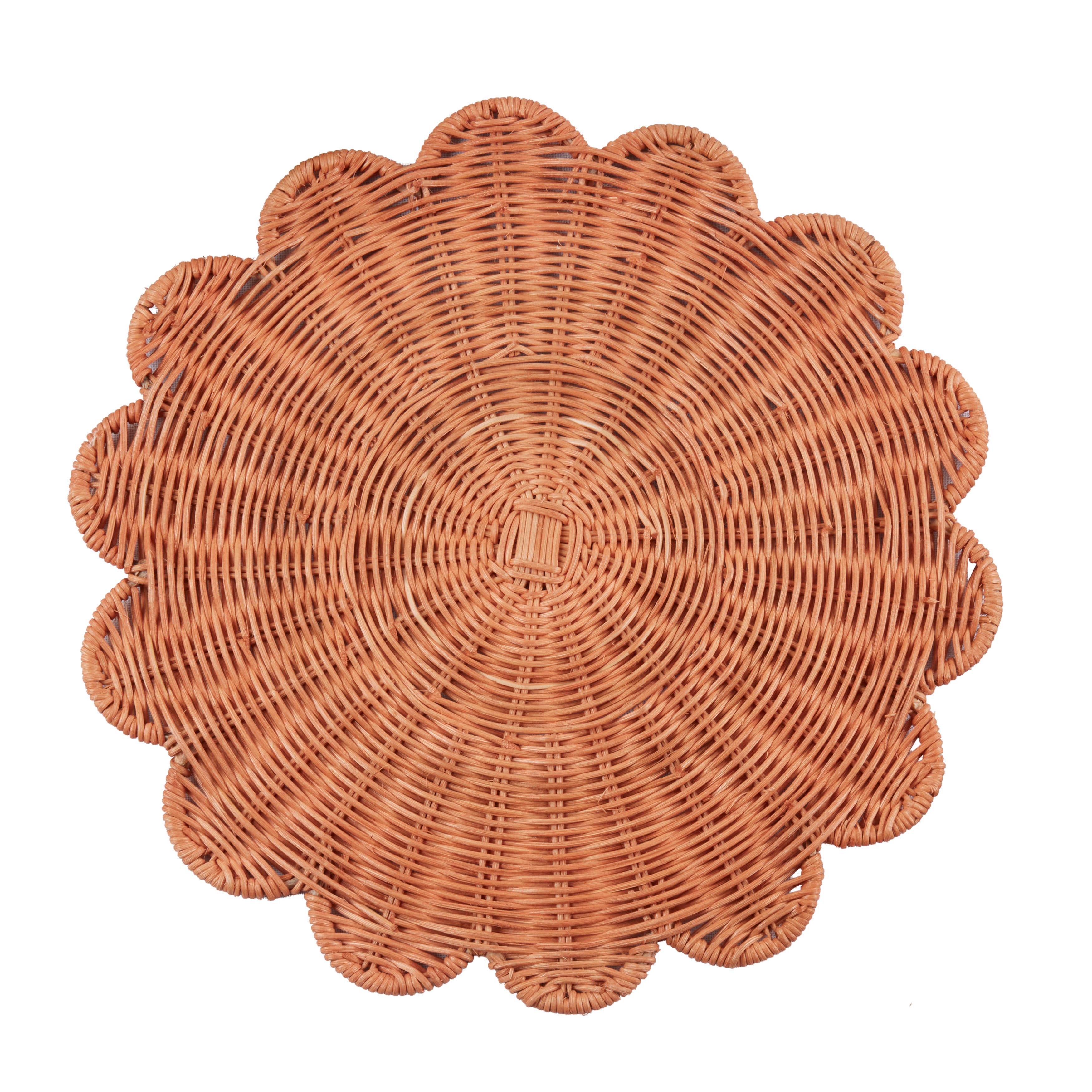 Rattan Charger Placemats: Natural / 15"