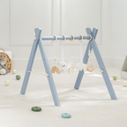Wooden Baby Play Gym, Baby Activity Gym by Comfy Cubs: Natural Wood