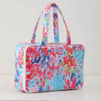 Waterproof Cosmetic Case PVC Make up Bag Petal Splash
