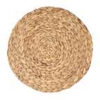Handwoven Water Hyacinth Placemat: Natural / 15"