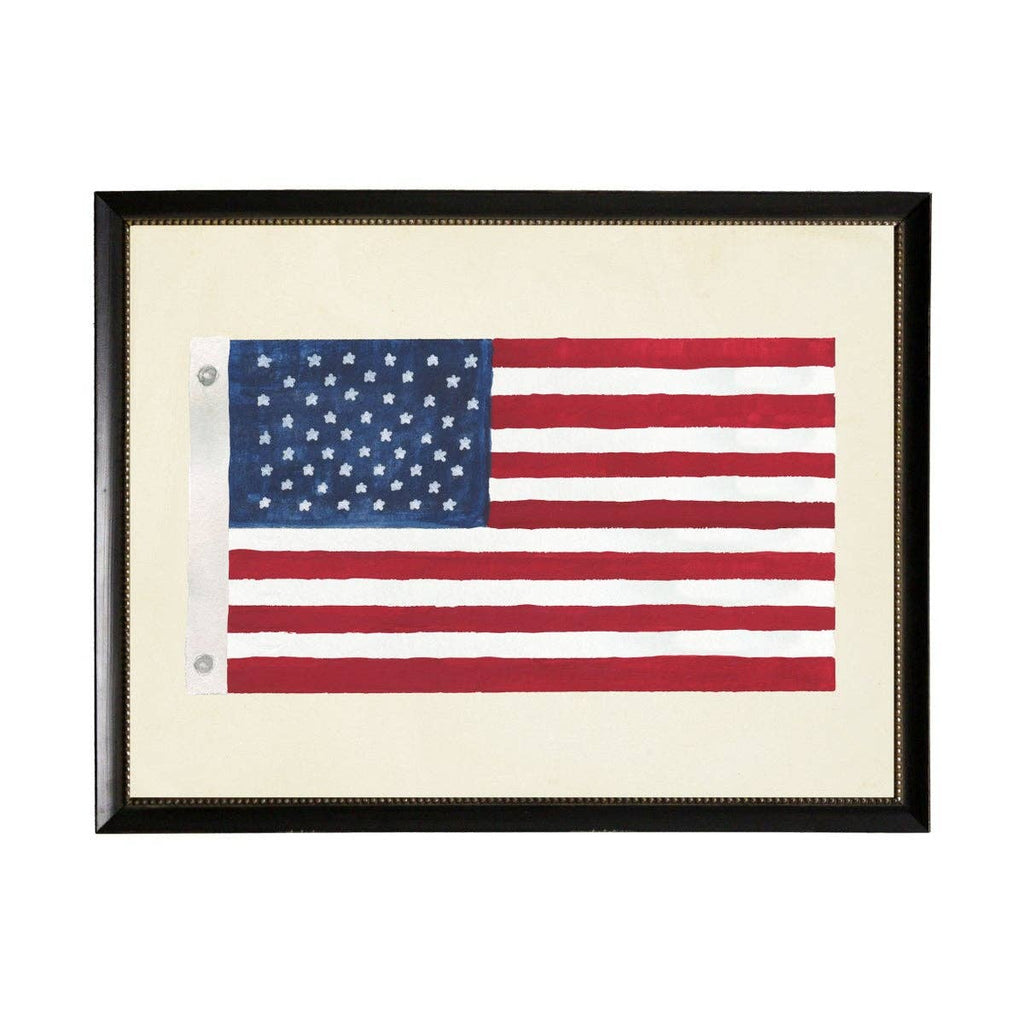 American Flag: Black With Bead 1300-905 U / 20" X 16"
