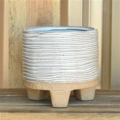 Ramos Horizontal Stripe Cachepot, Stoneware - 4