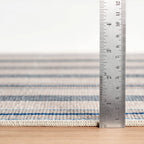 Nimes Ticking Machine Washable Rug | Neutral: 2' x 3'