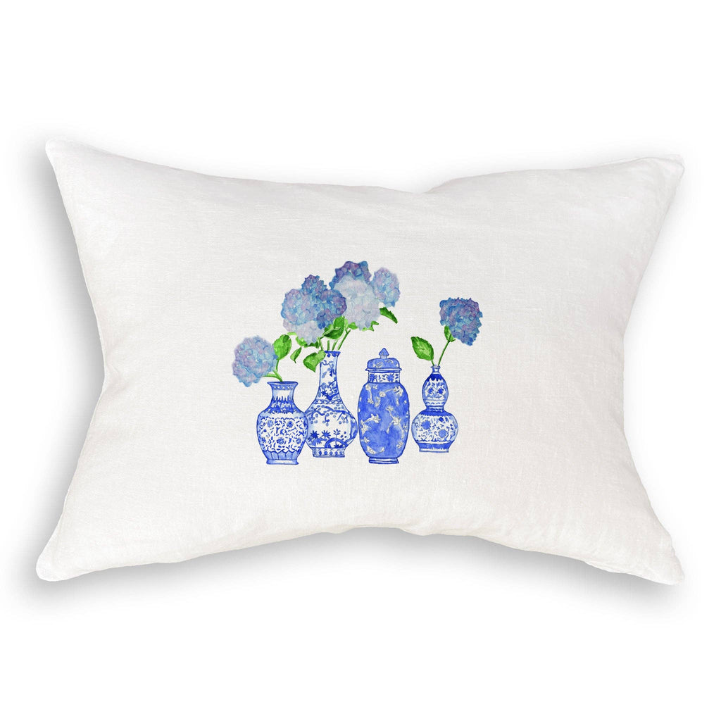 Hydrangea Vase Grouping: Dishtowel
