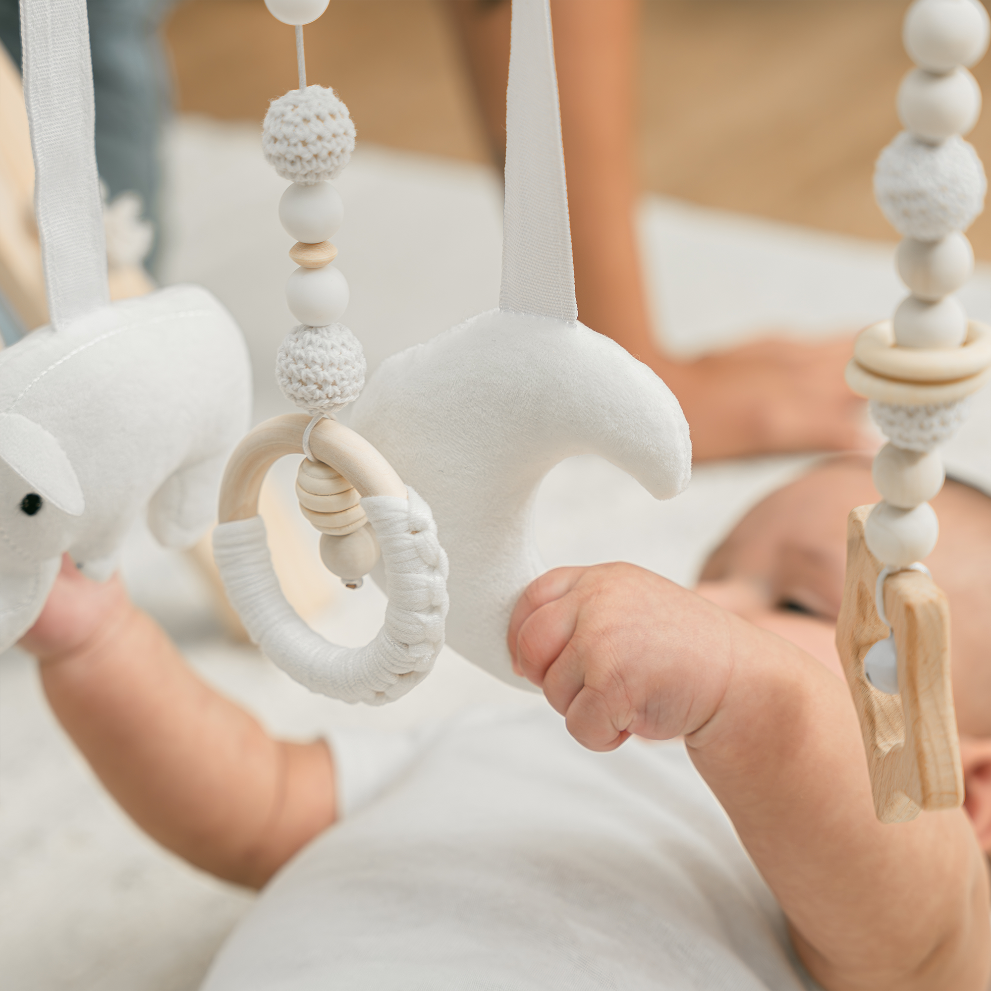 Sage :Wooden Baby Play Gym, Baby Activity Gym by Comfy Cubs: