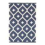 Elizabeth Handwoven Indoor/Outdoor Rug | Navy: 2' x 3'