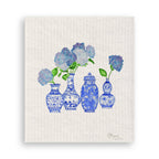 Hydrangea Vase Grouping: Dishtowel