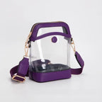Game Day Stadium Button Style Clear Bags: Gold