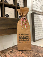 Paper Wine Bags (set of 15)