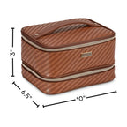 Rosewood Cognac Jenny Train Case