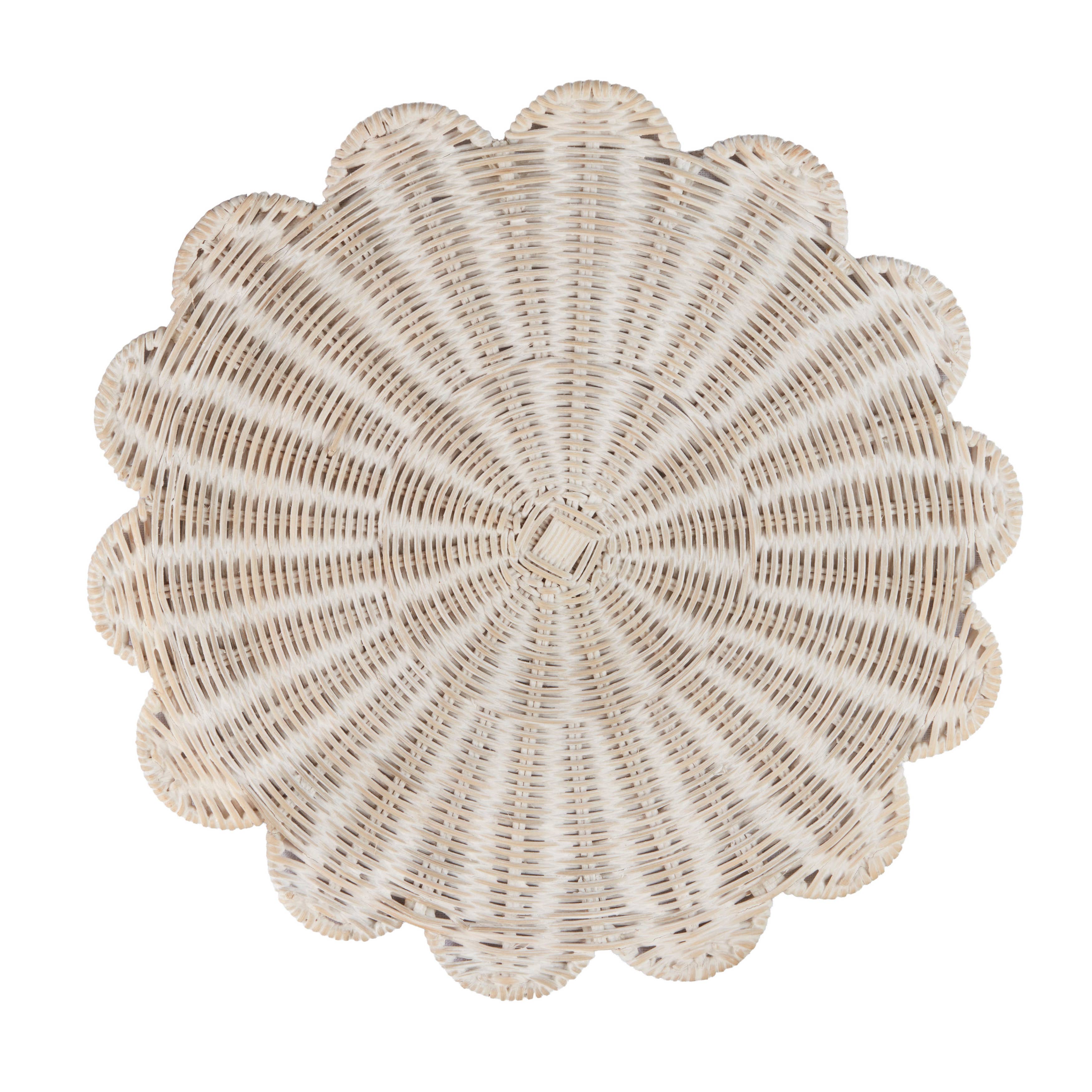 Rattan Charger Placemats: Natural / 15"