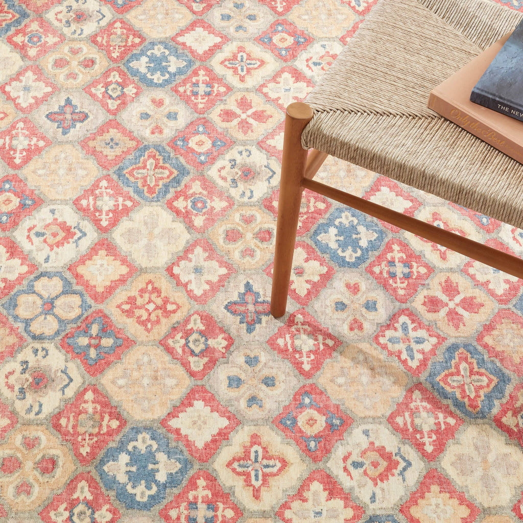 Pali Machine Washable Rug | Multi: 4' x 6'