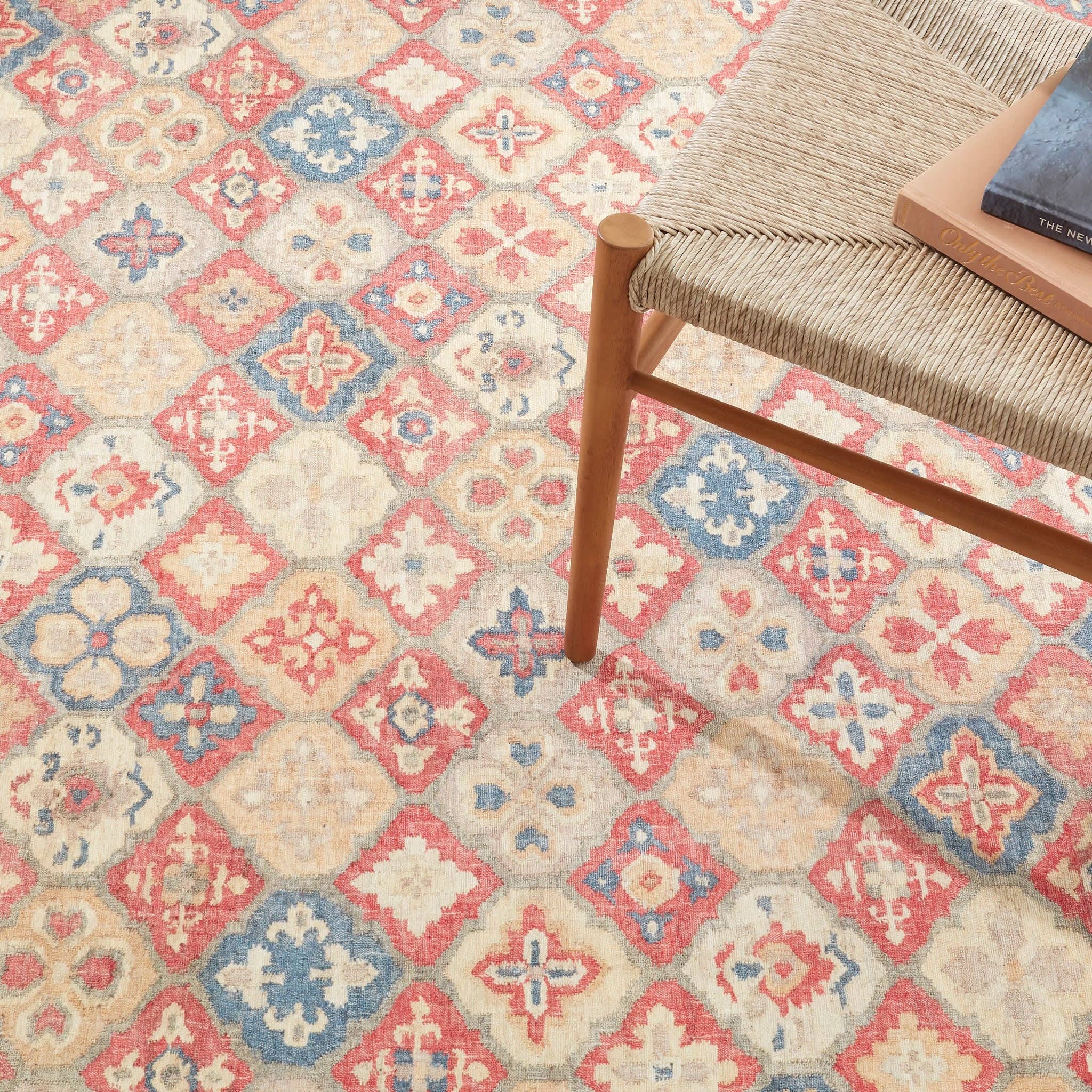 Pali Machine Washable Rug | Multi: 4' x 6'