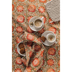 Zinnia Block Print Napkins Set of 4