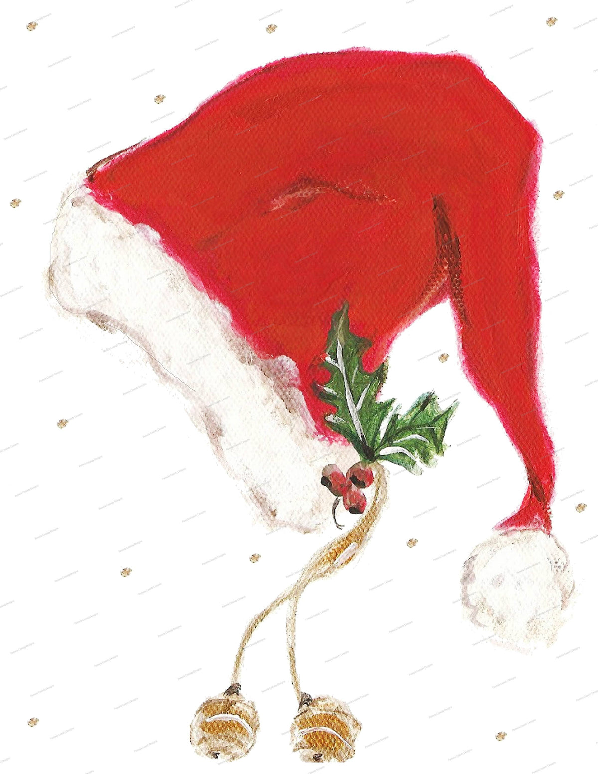Santa Hat Kitchen Towel
