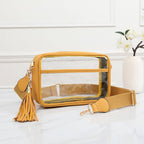 Game Day Stadium Rectangle Clear Bags: Navy