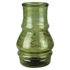 Val Vase, Green Glass