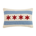 Chicago Flag Hook Pillow