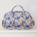 Floral Weekender Duffel Bag Bluebonnet Bloom