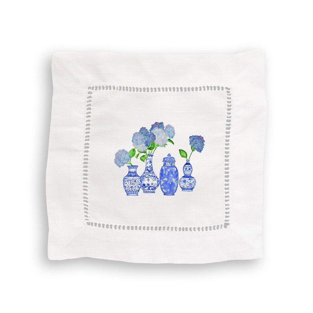 Hydrangea Vase Grouping: Dishtowel