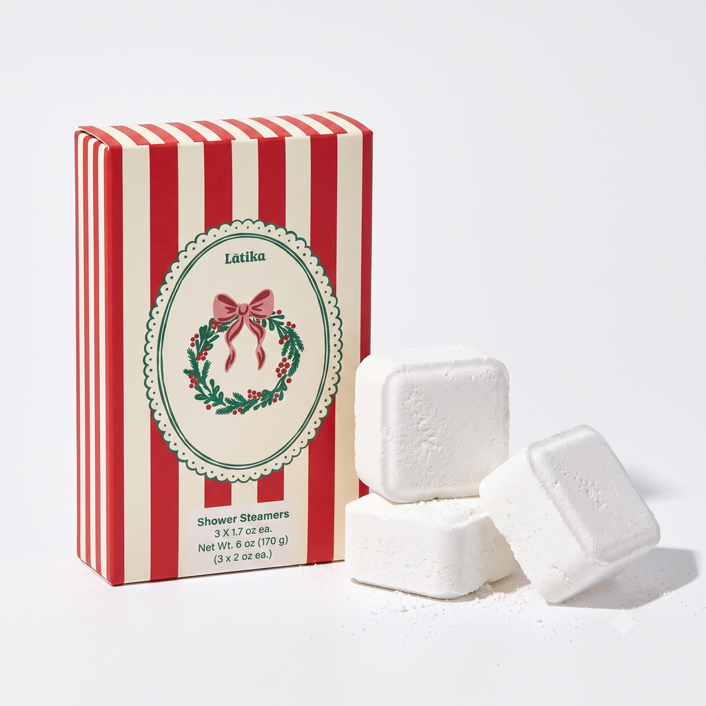 Shower Steamers - Wreath Christmas Pine & Cedarwood (3pk)