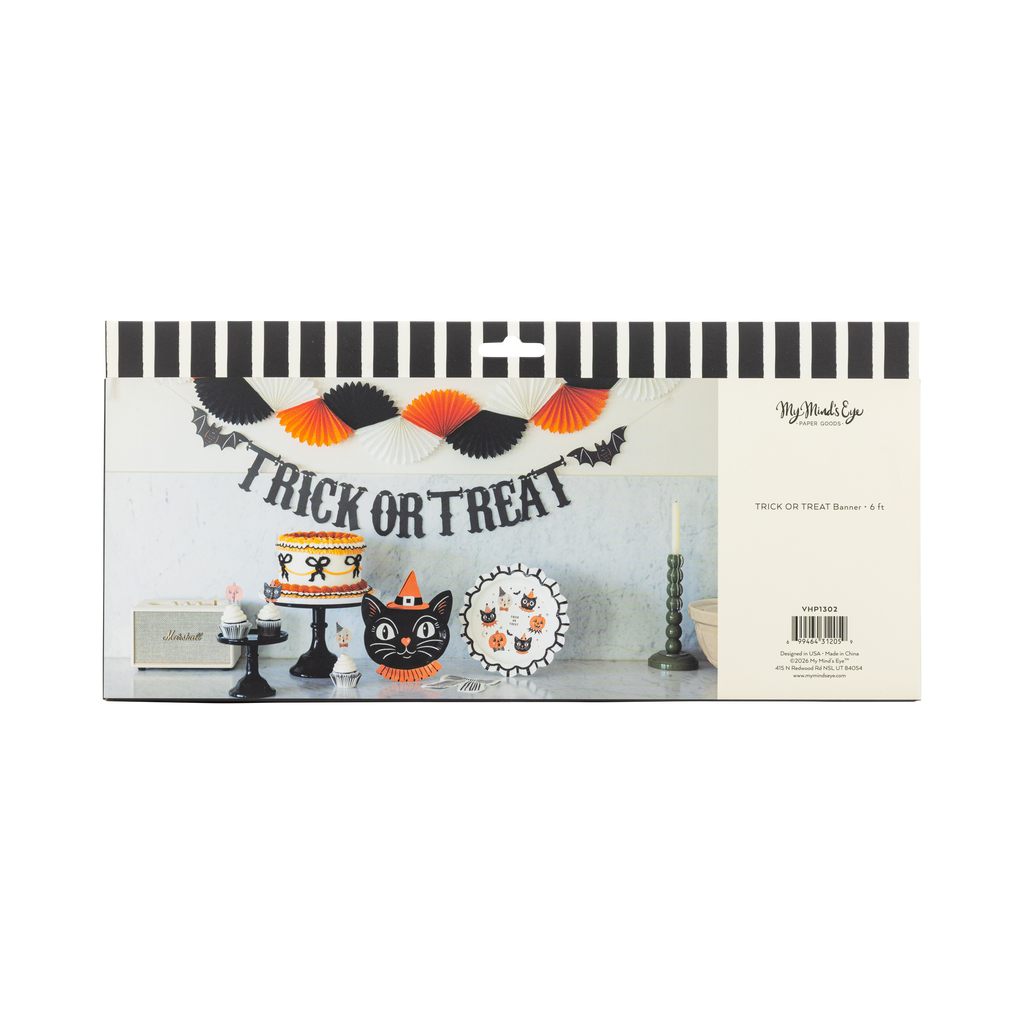 VHP1302 - Trick or Treat Vintage Banner