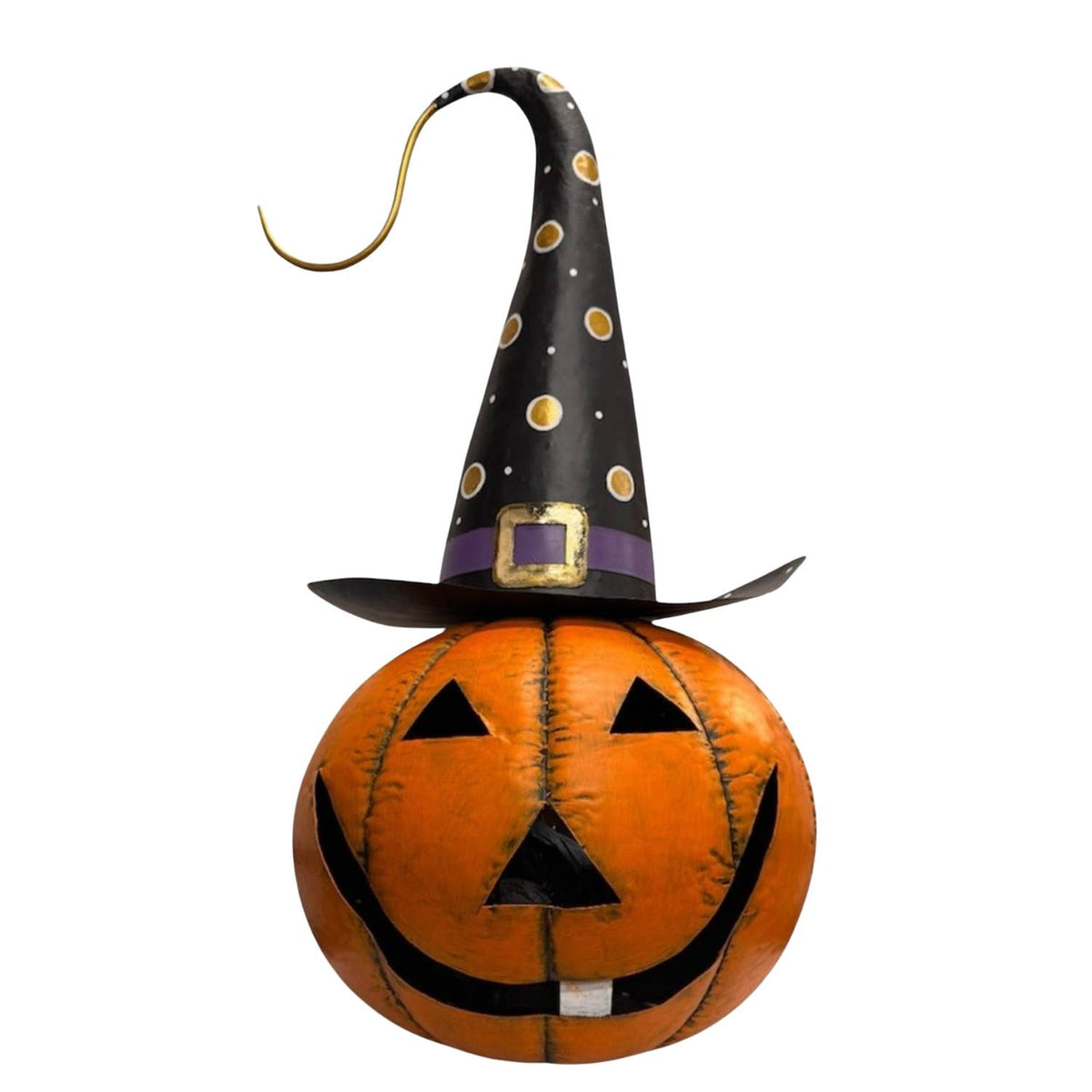 27.75" Spooktacular Metal Jack O’ Lantern Pumpkin