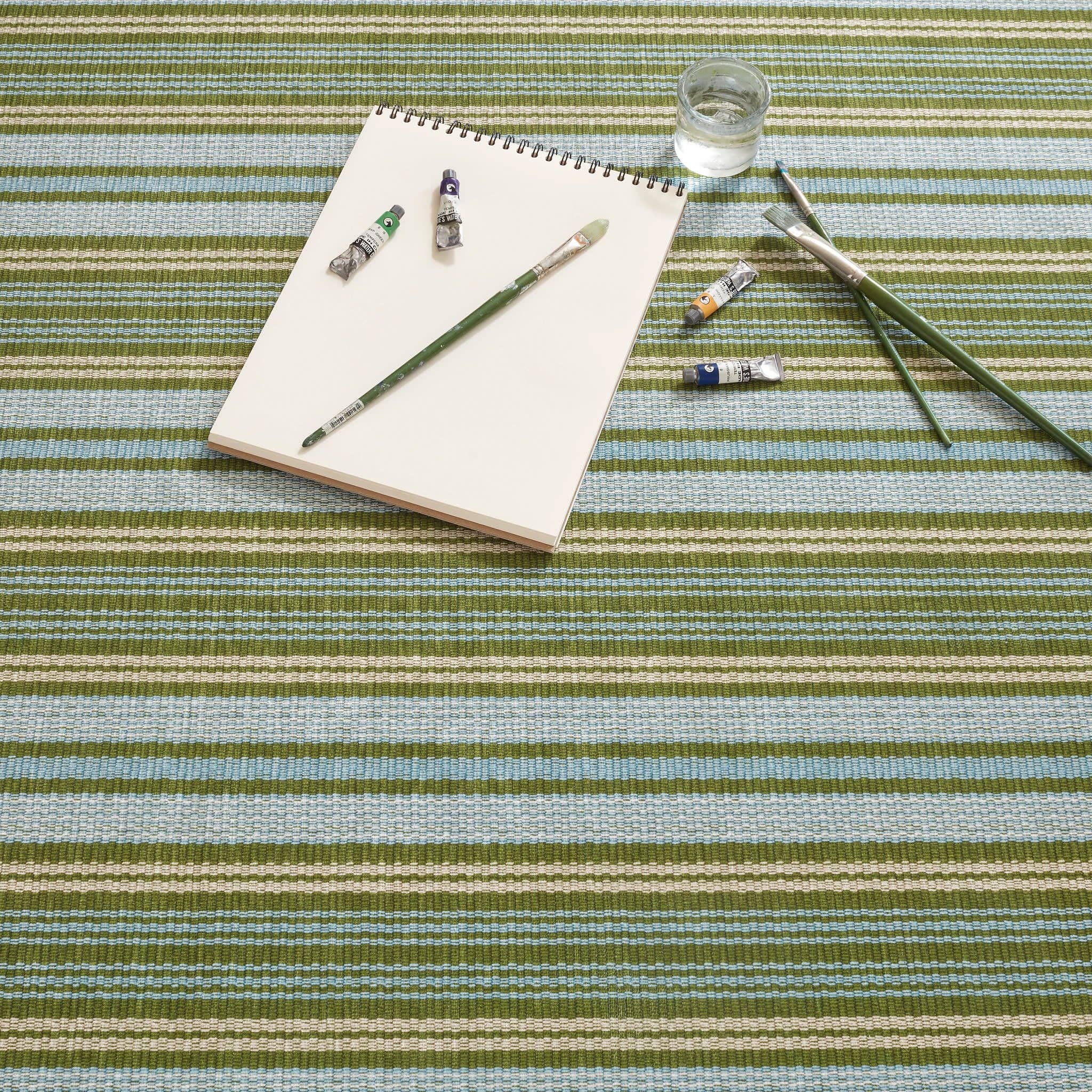 Caravan Stripe Machine Washable Rug | Multi: 2' x 3'