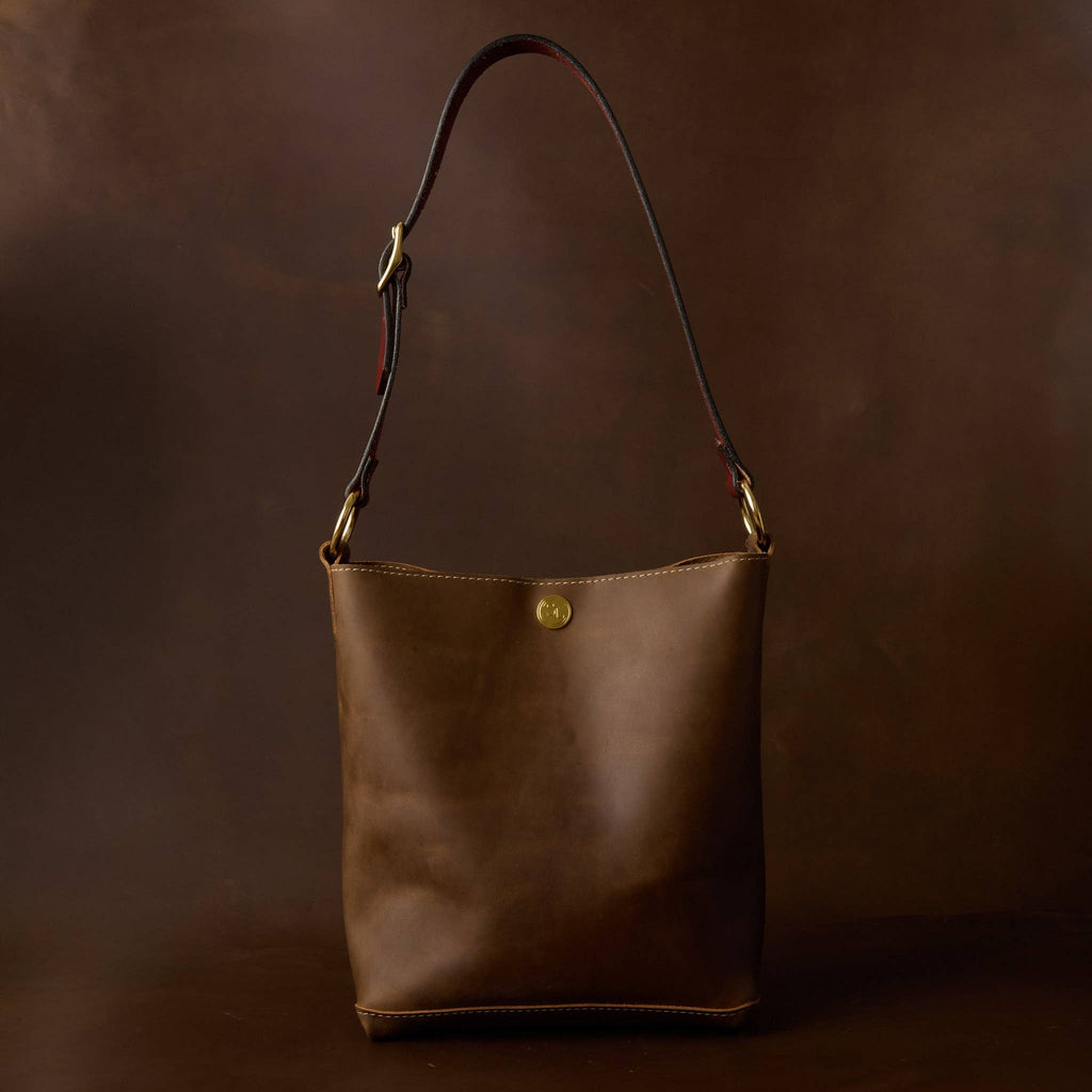 The Single Strap Small Square Tote: Buffalo