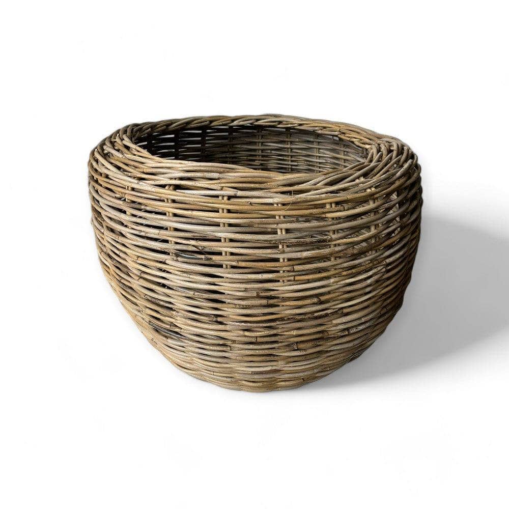 Rattan Garden Baskets: Large - 19 ½" H