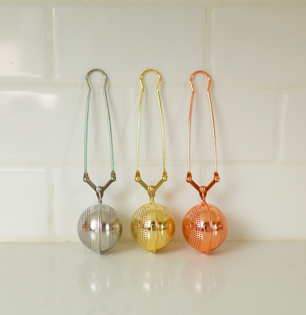 Stainless Steel Tea Strainer | Earth Day Bestseller: Gold