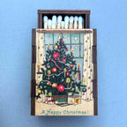 Matches • Christmas Tree Wooden Matchboxes • Home Decor