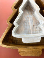 Large Christmas Tree Dough Bowl