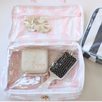 Waterproof Cosmetic Case PVC Make up Bag : Navy