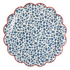 HAM1240 - Blue Ditsy Floral Paper Plate