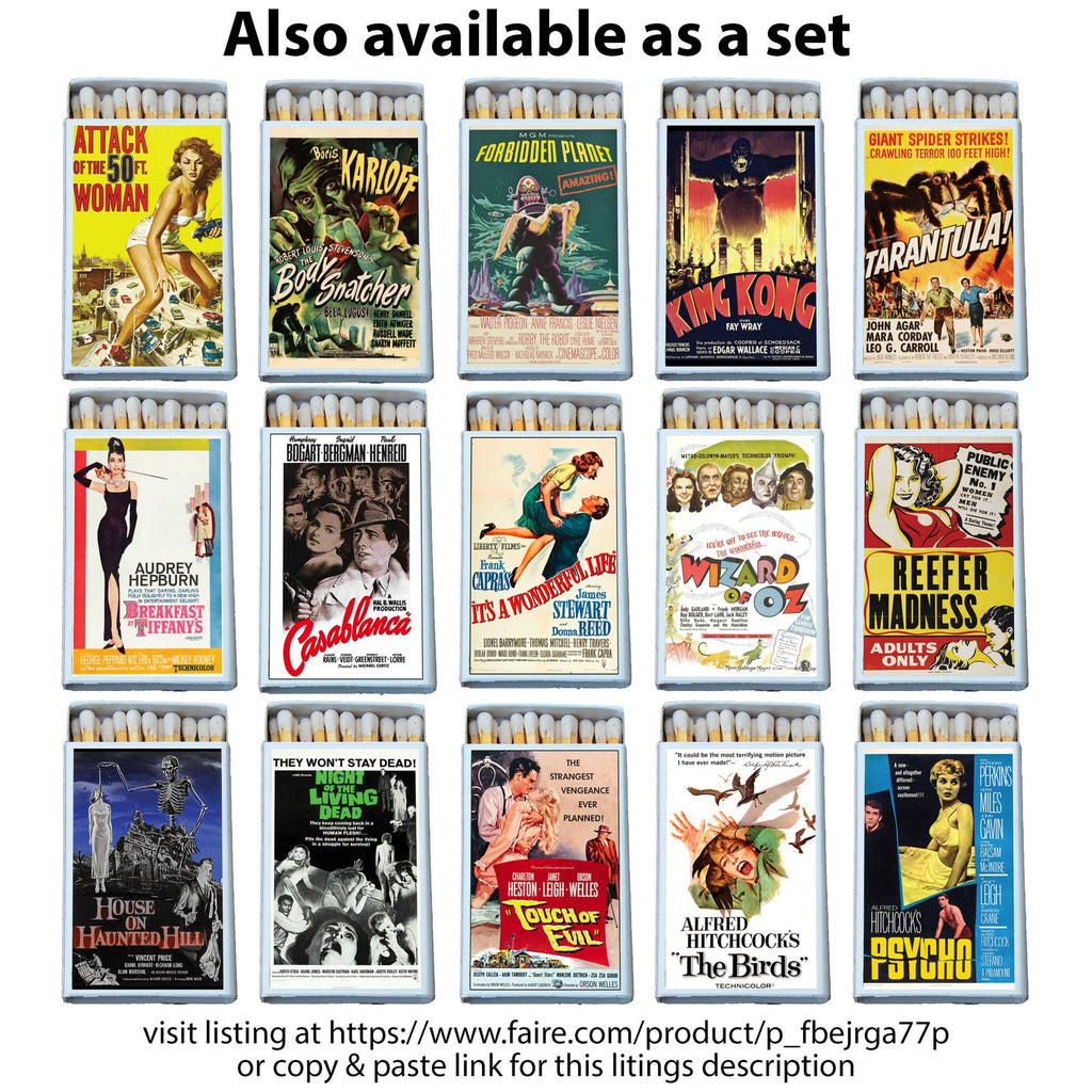 Matches • Classic Holiday Movie Poster • Home Decor