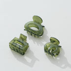 Jade Green Mini - Assorted Claw Clips: Assorted
