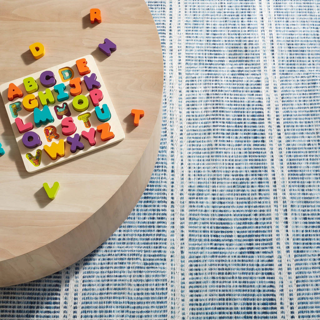 Malta Machine Washable Rug | Blue: 2' x 3'