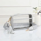 Game Day Stadium Rectangle Clear Bags: Navy