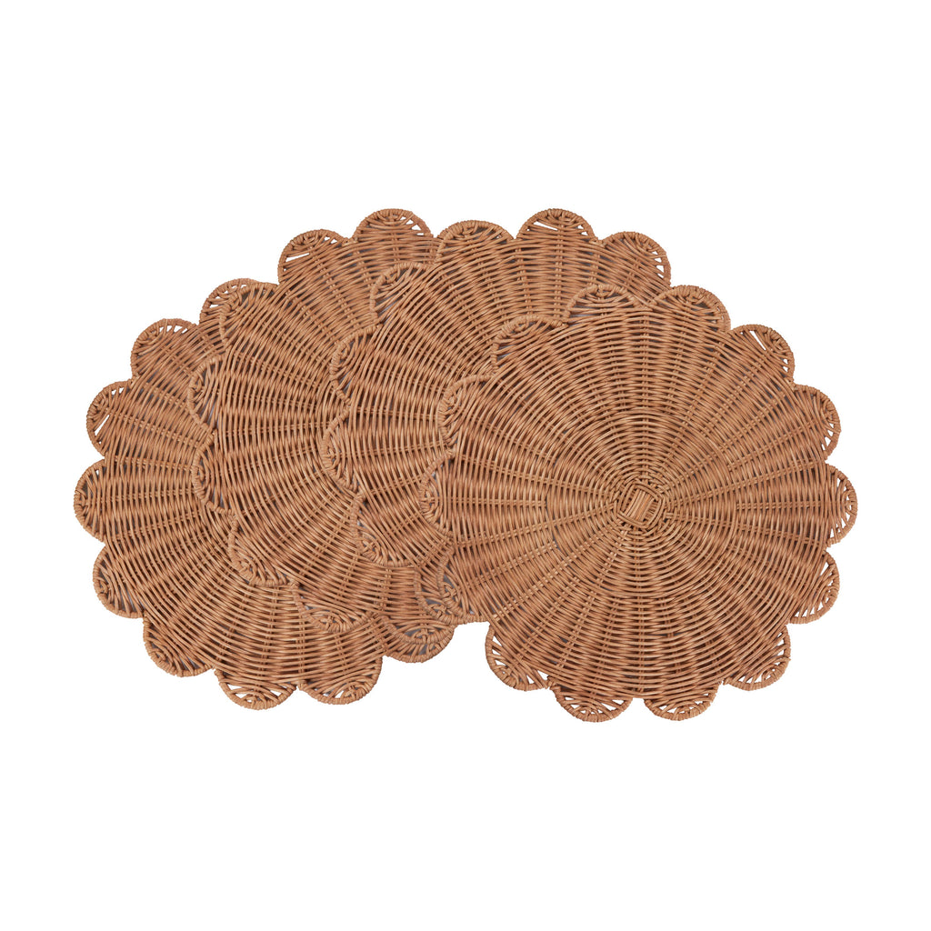 Rattan Charger Placemats: Natural / 15"