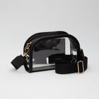 Game Day Stadium Clear Crossbody Bag: Gold