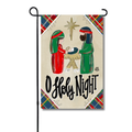Red and Green Nativity Garden Glam