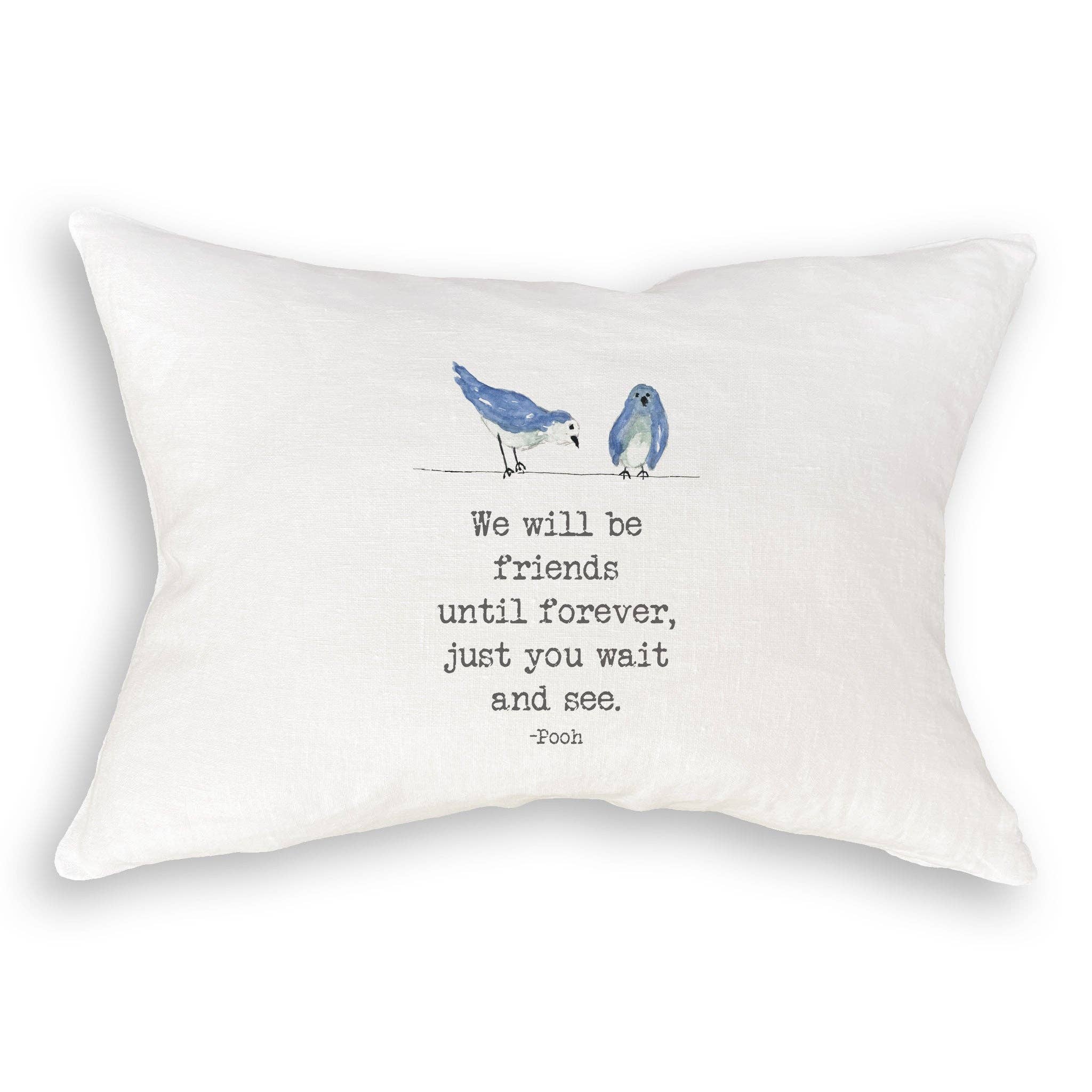We Will Be Friends with Birds: Dishtowel