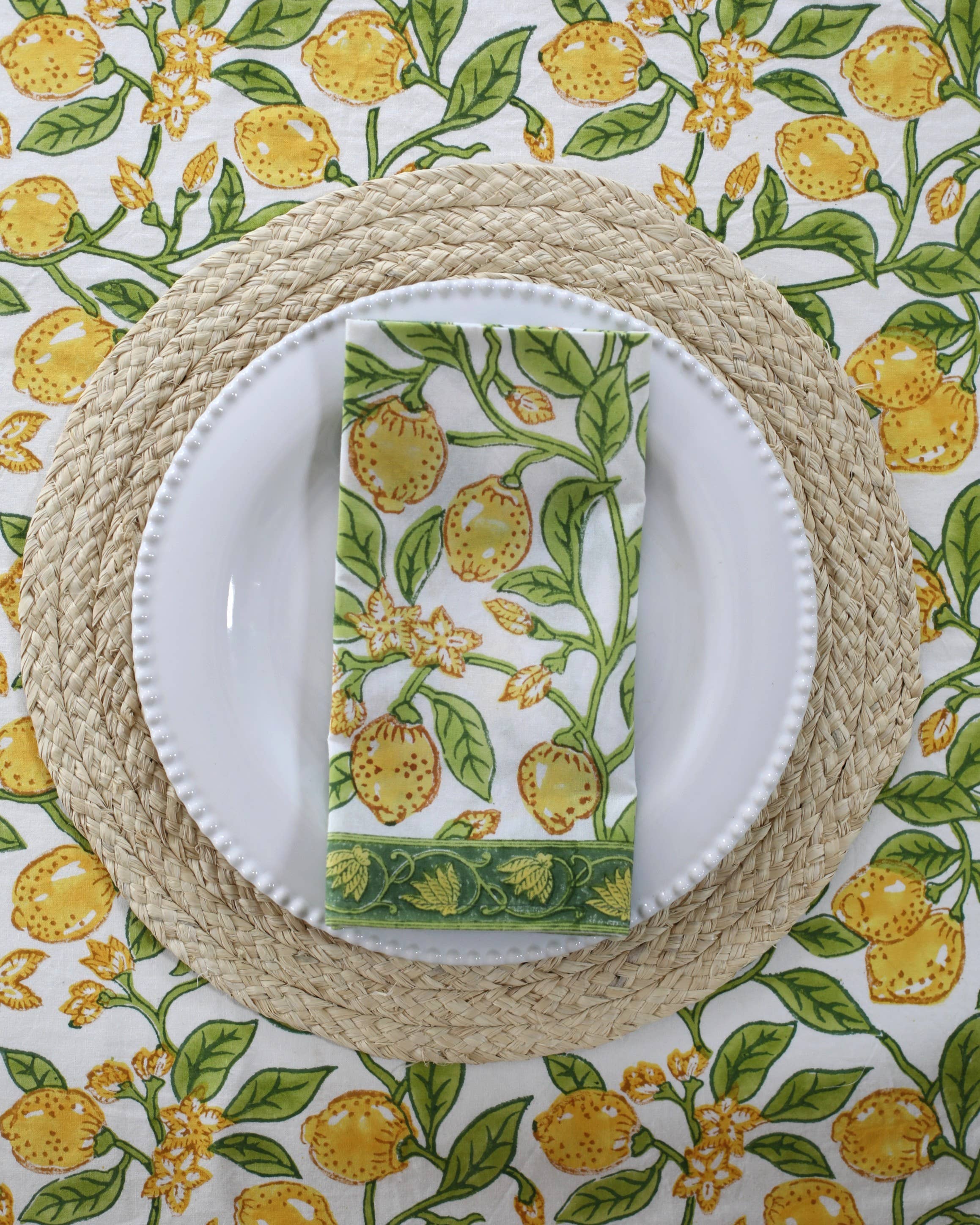 Napkin Lemon, Set of 4