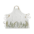 Fronds and Fern Organic Apron for Kitchen and Garden
